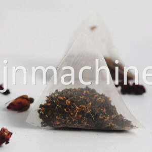 a machine designed for packing herbal tea into bags
